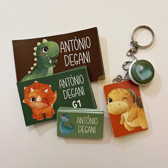Etiqueta Escolar Dinossauros - Imagem 3