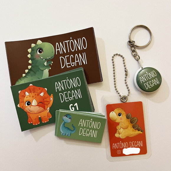 Etiqueta Escolar Dinossauros