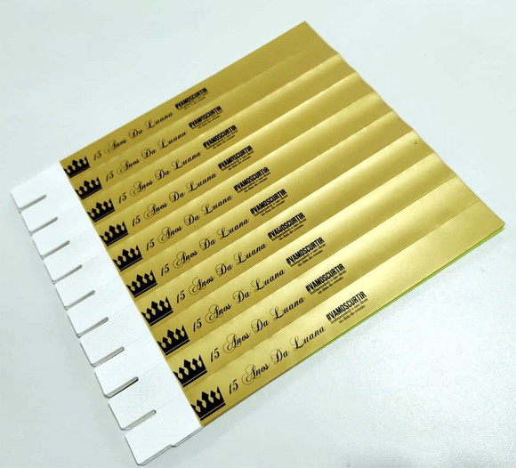Pulseiras para Festas Personalizadas 50 unds - Imagem 4