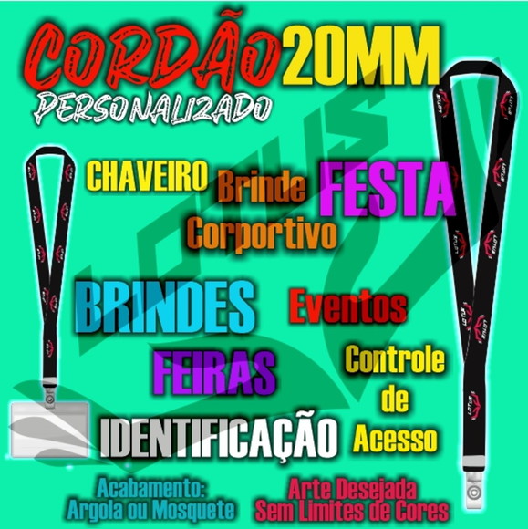 Cordão para Crachá Personalizado