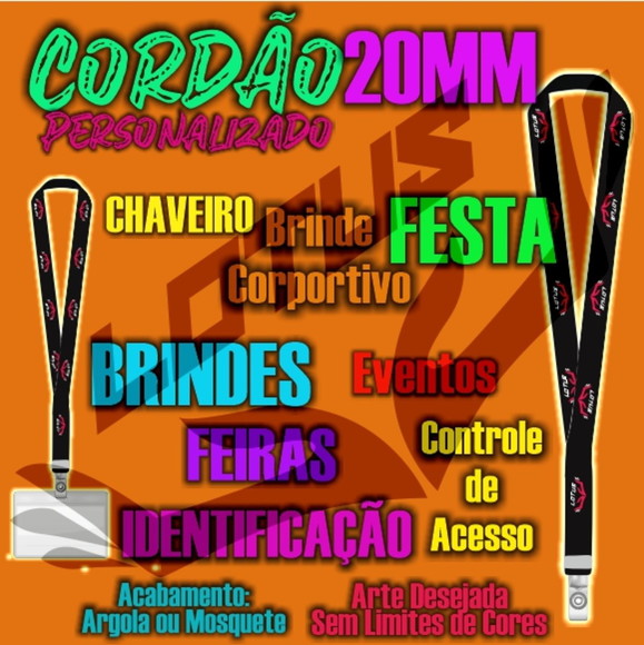 Cordão para Crachá Personalizado