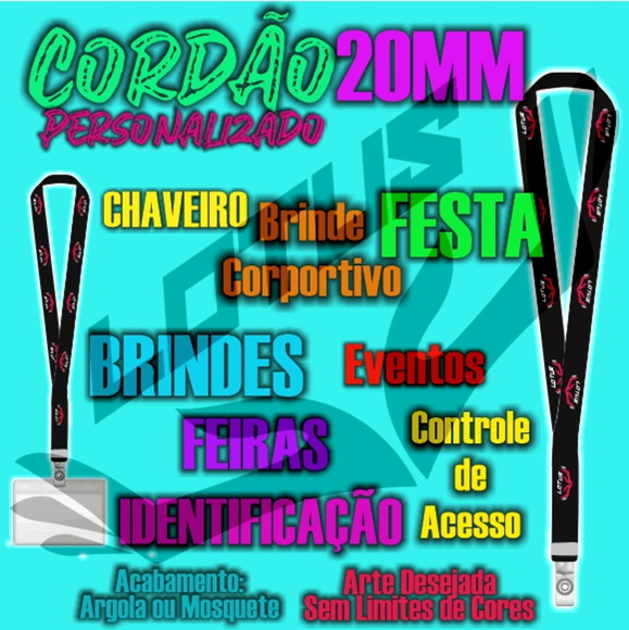 Cordão para Crachá Personalizado
