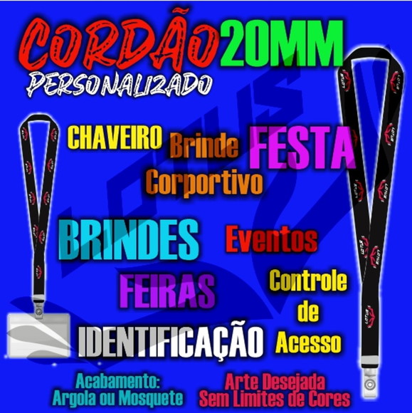 Cordão para Crachá Personalizado