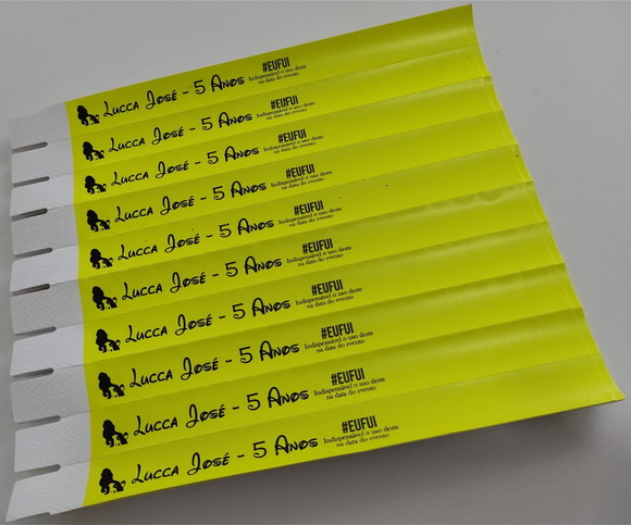 Pulseiras para Festas Personalizadas 50 unds - Imagem 5