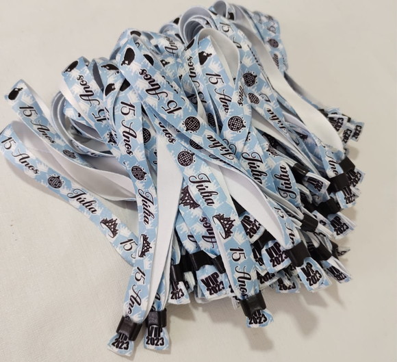 Pulseiras Personalizadas de Tecido - Imagem 2