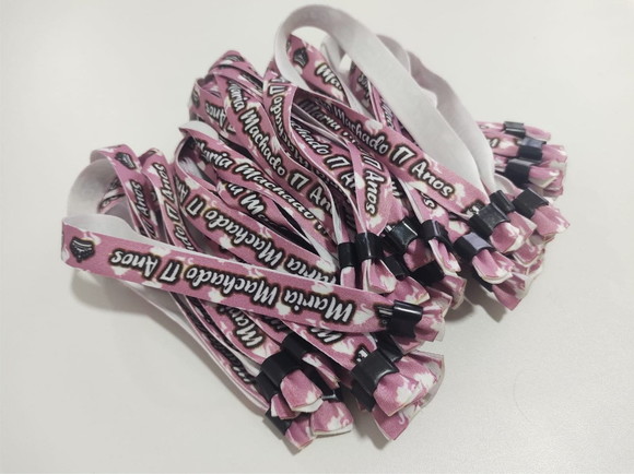 Pulseiras Personalizadas de Tecido - Imagem 4