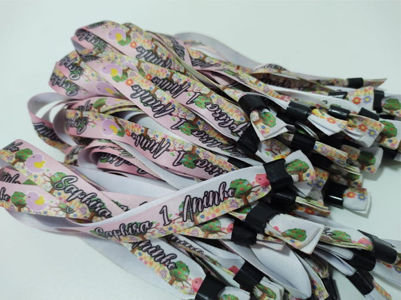 Pulseiras Personalizadas de Tecido - Imagem 3