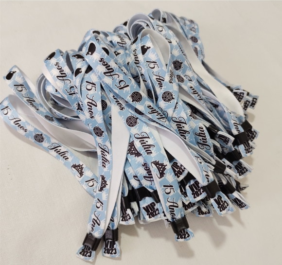 Pulseiras Personalizadas de Tecido - Imagem 5