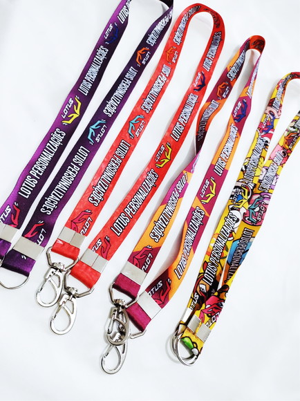 Cordão para Crachá Personalizado 2 Pontas Festas e Eventos