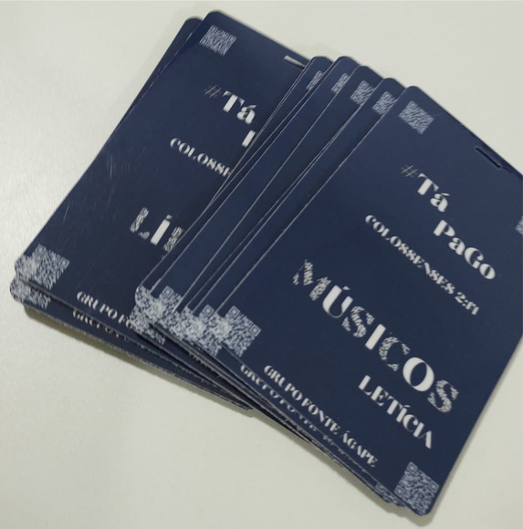 Credencial Personalizada 9x13 para Eventos Festas Shows!!! - Imagem 2