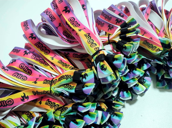 Pulseiras Personalizadas de Tecido Festas e Eventos !