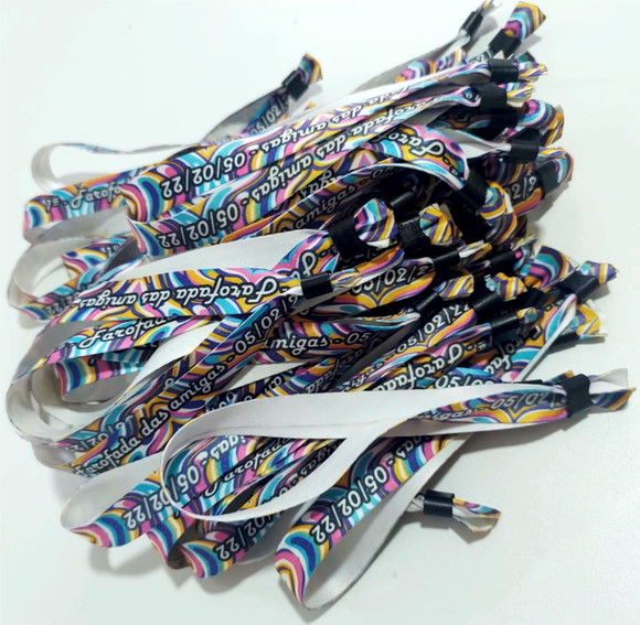 Pulseiras Personalizadas de Tecido Festas e Eventos ! - Imagem 3