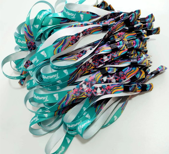Pulseiras Personalizadas de Tecido Festas e Eventos ! - Imagem 3