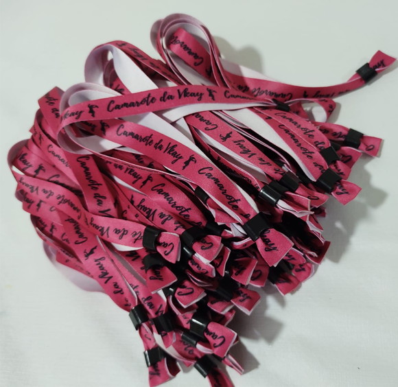 Pulseiras Personalizadas de Tecido Festas e Eventos ! - Imagem 2