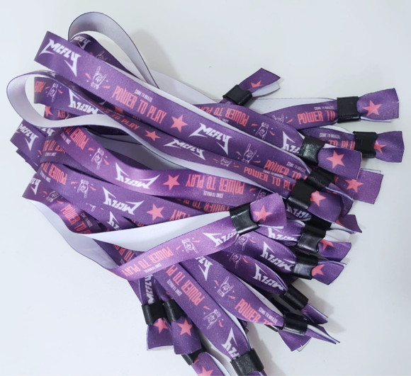 Pulseiras Personalizadas de Tecido Festas e Eventos ! - Imagem 2