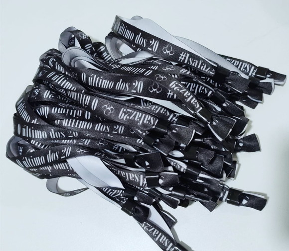 Pulseiras Personalizadas de Tecido Festas e Eventos ! - Imagem 3