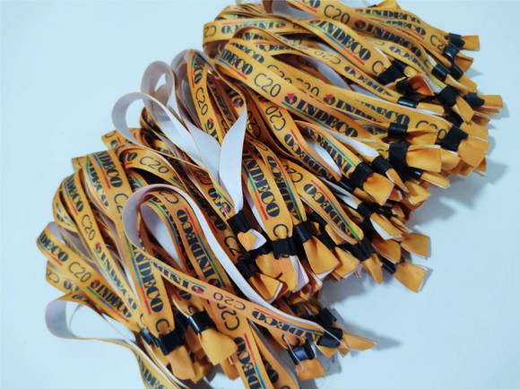 Pulseiras Personalizadas de Tecido Festas e Eventos ! - Imagem 4