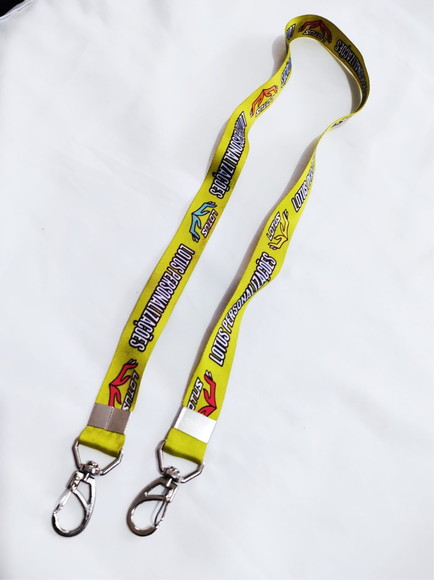 Cordão para Crachá Personalizado 2 Pontas Festas e Eventos - Imagem 3