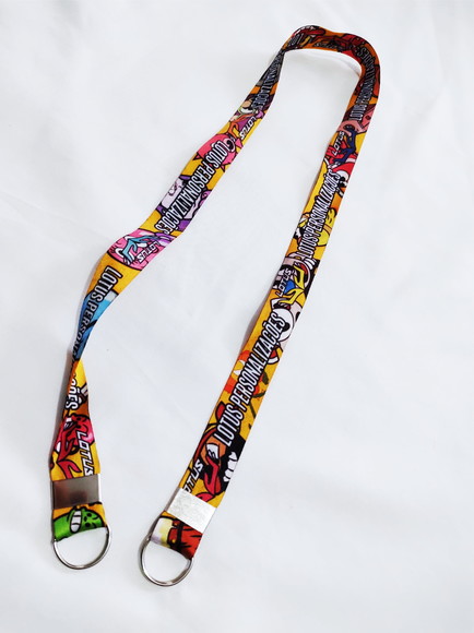 Cordão para Crachá Personalizado 2 Pontas Festas e Eventos - Imagem 4