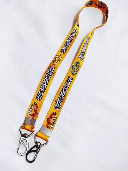 Cordão para Crachá Personalizado 2 Pontas Festas e Eventos - Imagem 3