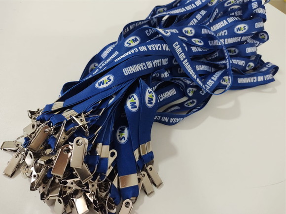 Cordão para Crachá Personalizado Festas e Eventos 20mm - Imagem 4