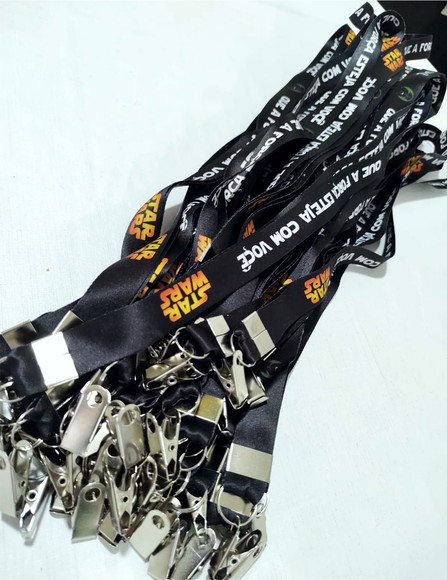 Cordão para Crachá Personalizado Festas e Eventos 20mm - Imagem 4