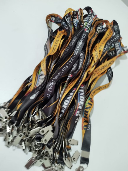 Cordão para Crachá Personalizado Festas e Eventos 20mm