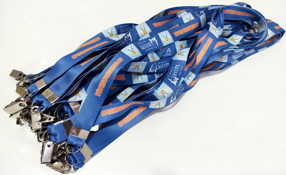 Cordão para Crachá Personalizado Festas e Eventos 20mm