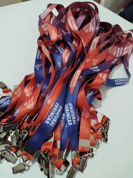 Cordão para Crachá Personalizado Festas e Eventos 20mm - Imagem 2