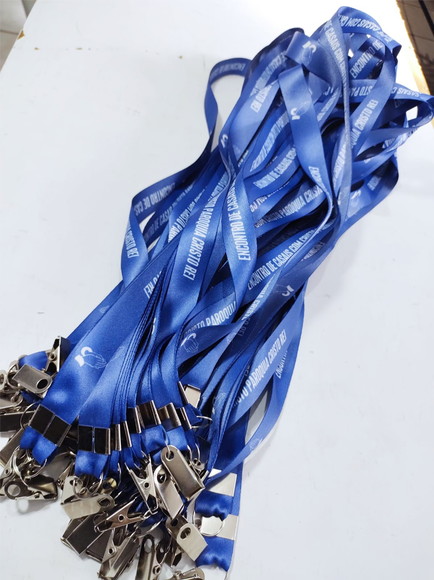 Cordão para Crachá Personalizado Festas e Eventos 20mm - Imagem 3
