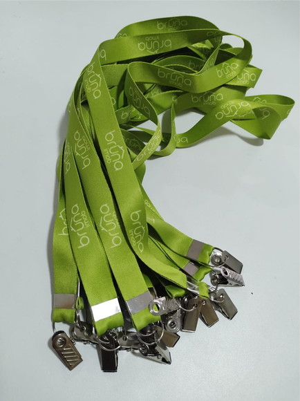 Cordão para Crachá Personalizado Festas e Eventos 20mm - Imagem 2