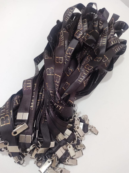 Cordão para Crachá Personalizado Festas e Eventos 20mm - Imagem 4