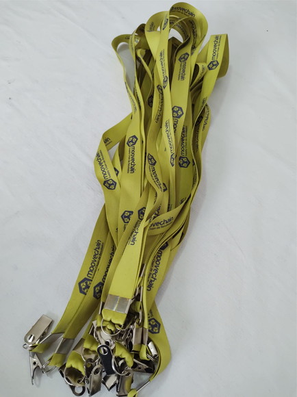 Cordão para Crachá Personalizado Festas e Eventos 20mm - Imagem 2
