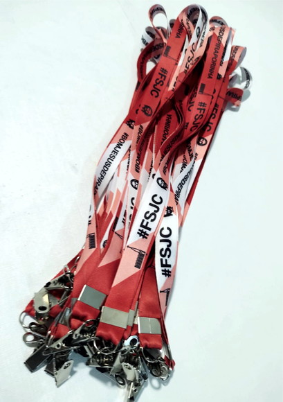 Cordão para Crachá Personalizado Festas e Eventos 20mm - Imagem 5