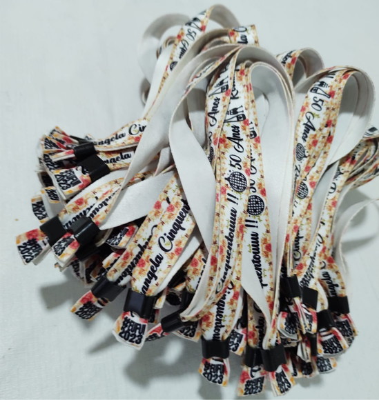 Pulseiras Personalizadas de Tecido (eventos e Festas)