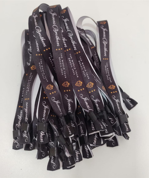 Pulseiras Personalizadas de Tecido (eventos e Festas) - Imagem 3