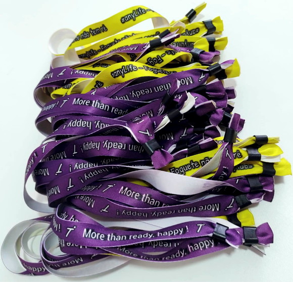 Pulseiras Personalizadas de Tecido