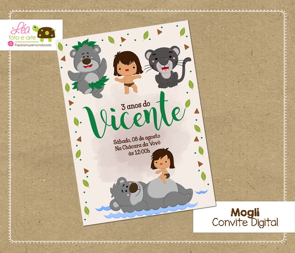 Convite digital Mogli
