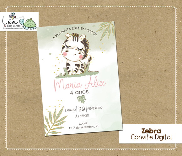 Convite Digital Zebra