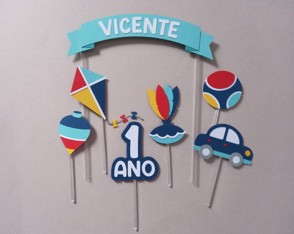 Topo de Bolo Brinquedos Antigos