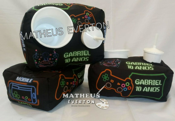 10 Kit Cinema Personalizado Video Game (faço Outros Temas) - Imagem 2