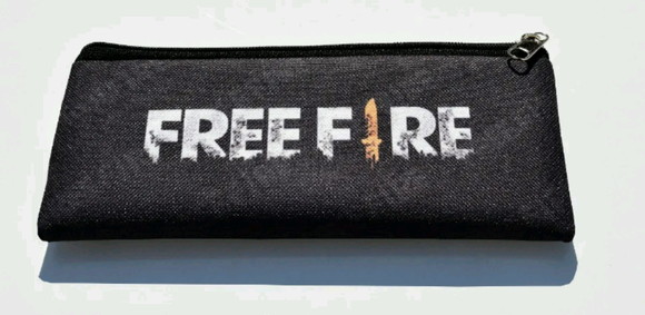 100 Necessaire Personalizada Free Fire 20x11 e 60 P Niquel