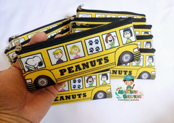 20 Estojos Slim Personalizado Snoopy Tamanho 19x7 - Imagem 2