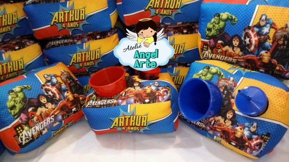24 Almofada de Pipoca Kit Cinema Avengers