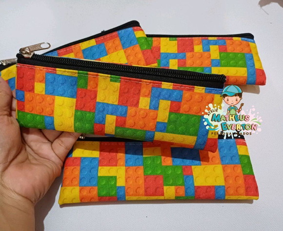 25 Estojos Slim Personalizado Lego Tam: 19x7 - Imagem 4