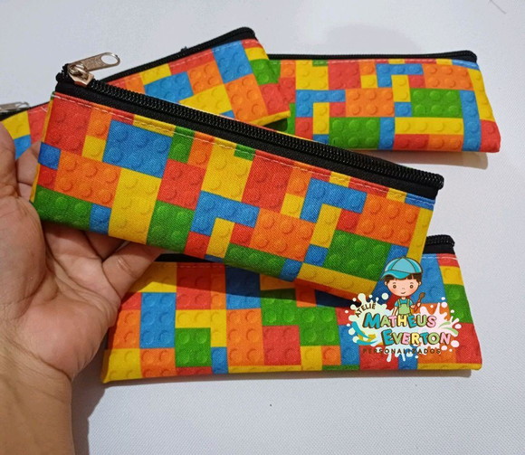 25 Estojos Slim Personalizado Lego Tam: 19x7 - Imagem 5