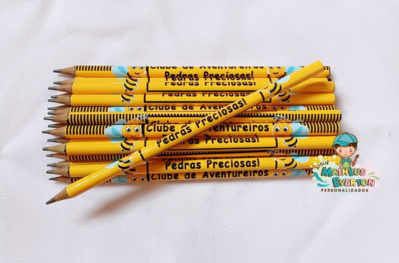 25 Lapis Personalizado Abelinha - Imagem 2