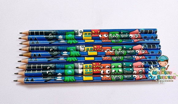 25 Lapis Personalizado Geometry Dash - Imagem 3