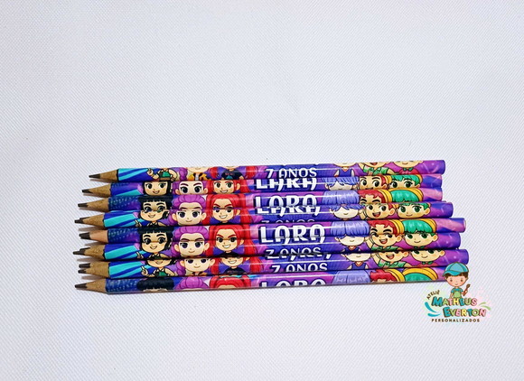 25 Lapis Personalizado Guerreiras de K-pop Cute - Imagem 3
