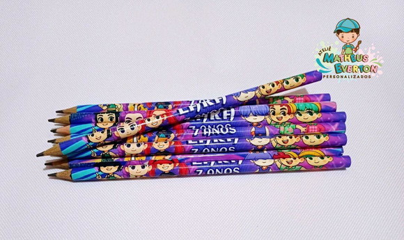 25 Lápis Personalizado Guerreiras do K-pop - Imagem 3